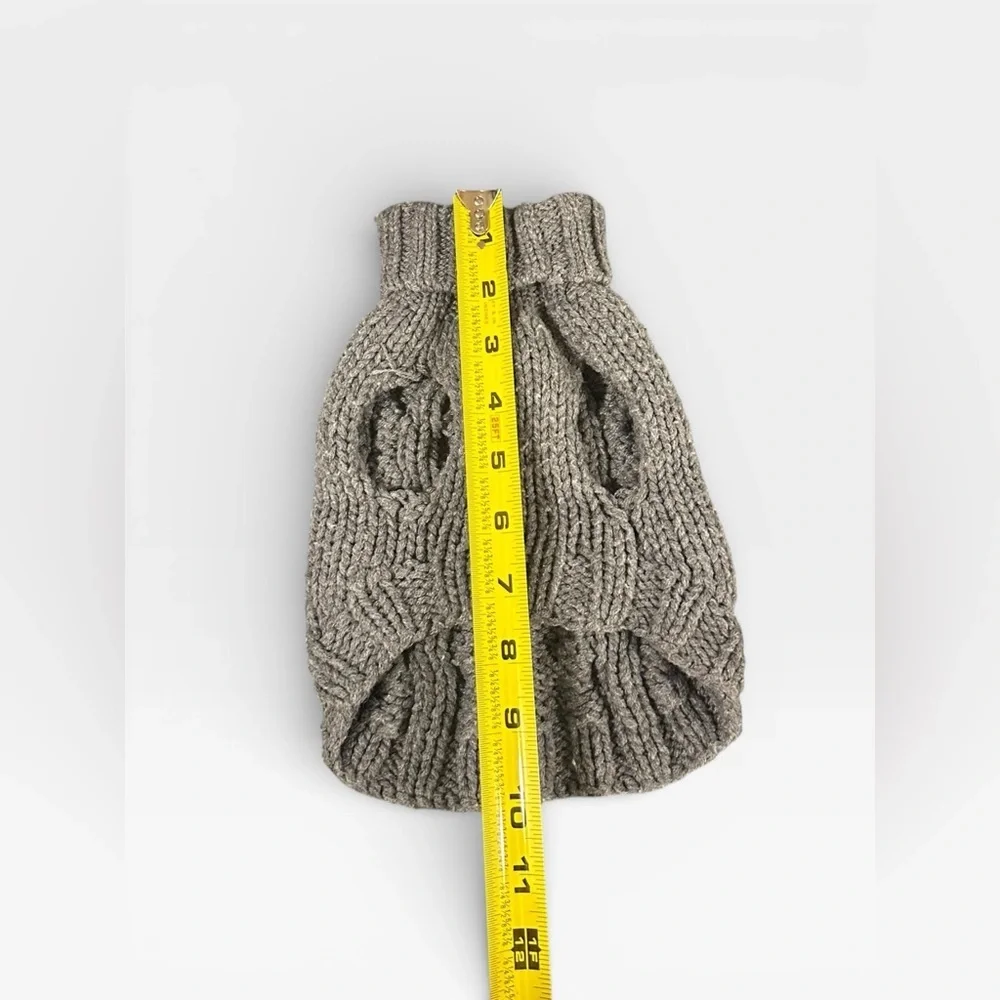 Worthy Dog XS Gray Knit Sweater